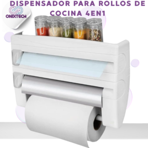 Dispensador organizador 4 en 1 para cocina
